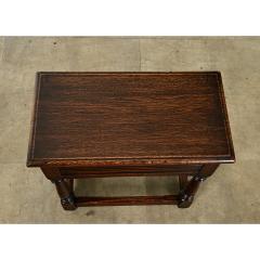 English 19th Century Solid Oak Joint Stool - 3780859