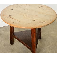 English 19th Century Solid Pine Cricket Table - 3791726