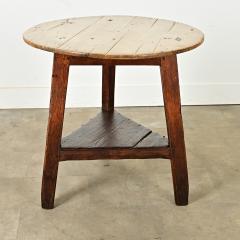 English 19th Century Solid Pine Cricket Table - 3791739