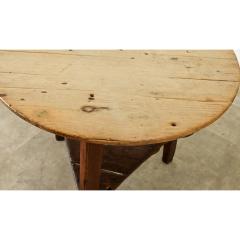 English 19th Century Solid Pine Cricket Table - 3791745