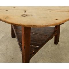 English 19th Century Solid Pine Cricket Table - 3791746