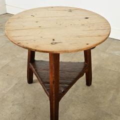 English 19th Century Solid Pine Cricket Table - 3791752