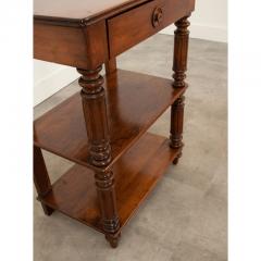 English 19th Century Solid Walnut Etagere - 2892952