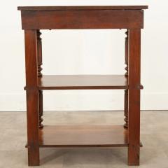 English 19th Century Solid Walnut Etagere - 2892979