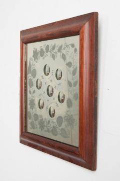 English 19th Century Square Framed Bullseye Mirror - 1681467