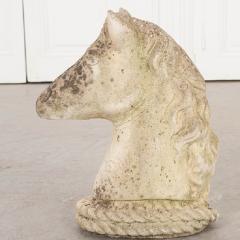 English 19th Century Stone Horse Head - 1248558