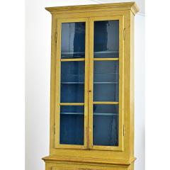 English 19th Century Tall Painted Bookcase - 4759133