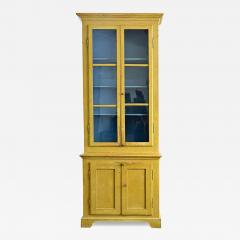 English 19th Century Tall Painted Bookcase - 4766655