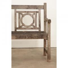 English 19th Century Teak Garden Bench - 3218183