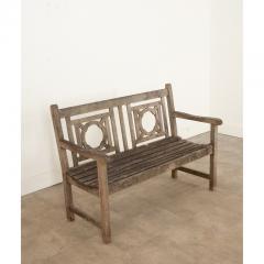 English 19th Century Teak Garden Bench - 3218185