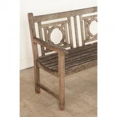 English 19th Century Teak Garden Bench - 3218238