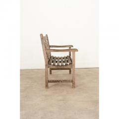 English 19th Century Teak Garden Bench - 3218278