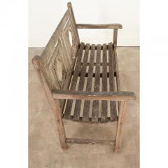 English 19th Century Teak Garden Bench - 3218347
