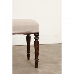 English 19th Century Upholstered Bench - 3154812