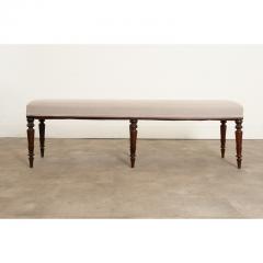 English 19th Century Upholstered Bench - 3154860