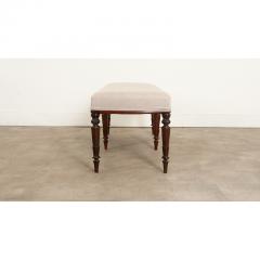 English 19th Century Upholstered Bench - 3154894