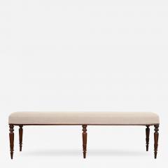 English 19th Century Upholstered Bench - 3192181