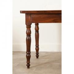 English 19th Century Walnut Farm Table - 2892852