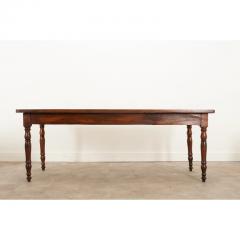 English 19th Century Walnut Farm Table - 2892916