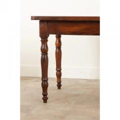 English 19th Century Walnut Farm Table - 2892964