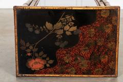 English 19thC Bamboo Lacquer Glazed Cabinet - 4405591
