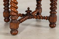 English 19thC Burr Walnut Centre Table - 4371579
