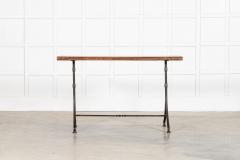 English 19thC Cast Iron Console Table - 4329033