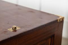 English 19thC Mahogany Campaign Chest - 4419976
