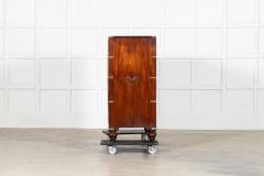 English 19thC Mahogany Campaign Chest Drawers - 4420129