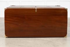 English 19thC Mahogany Campaign Chest Drawers - 4420130