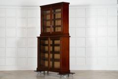 English 19thC Mahogany Glazed Bookcase - 4502741