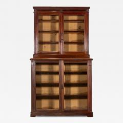 English 19thC Mahogany Glazed Bookcase - 4503936