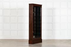 English 19thC Mahogany Glazed Chemist Cabinet - 4477103