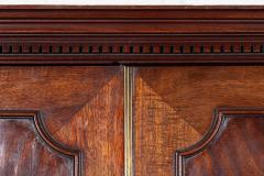 English 19thC Mahogany Linen Press - 4018228