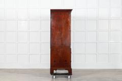 English 19thC Mahogany Linen Press - 4018229