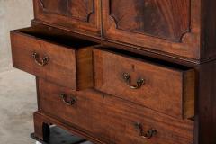 English 19thC Mahogany Linen Press - 4018232