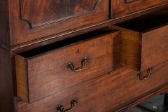 English 19thC Mahogany Linen Press - 4018233