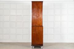 English 19thC Mahogany Linen Press - 4503150