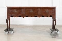 English 19thC Oak Dresser Base - 4371424