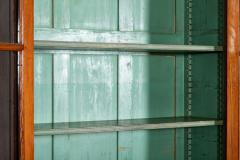 English 19thC Pine Glazed Housekeepers Cabinet - 4008875