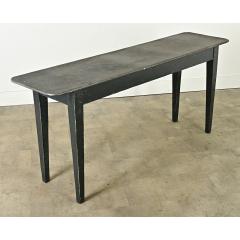 English 20th Century Zinc Top Console Table - 3950138