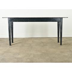 English 20th Century Zinc Top Console Table - 3950155