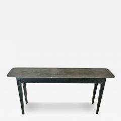 English 20th Century Zinc Top Console Table - 3978876