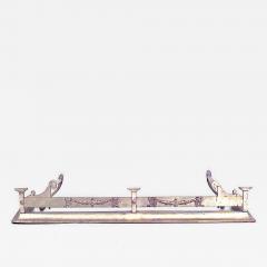 English Adam Brass Fire Fender - 4716864