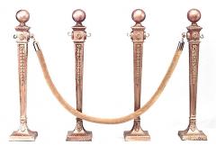 English Adam Gilt Iron Stanchions - 4322685