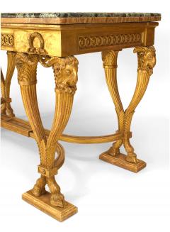 English Adam Gilt Marble Console Table - 1428824