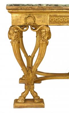English Adam Gilt Marble Console Table - 1428825