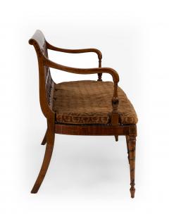 English Adam Satinwood Loveseat - 4629145