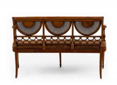English Adam Satinwood Loveseat - 4629147
