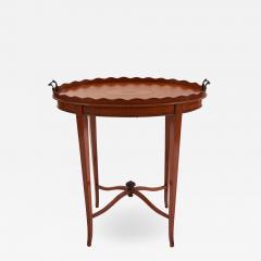 English Adam Satinwood Medallion End Table - 1443465